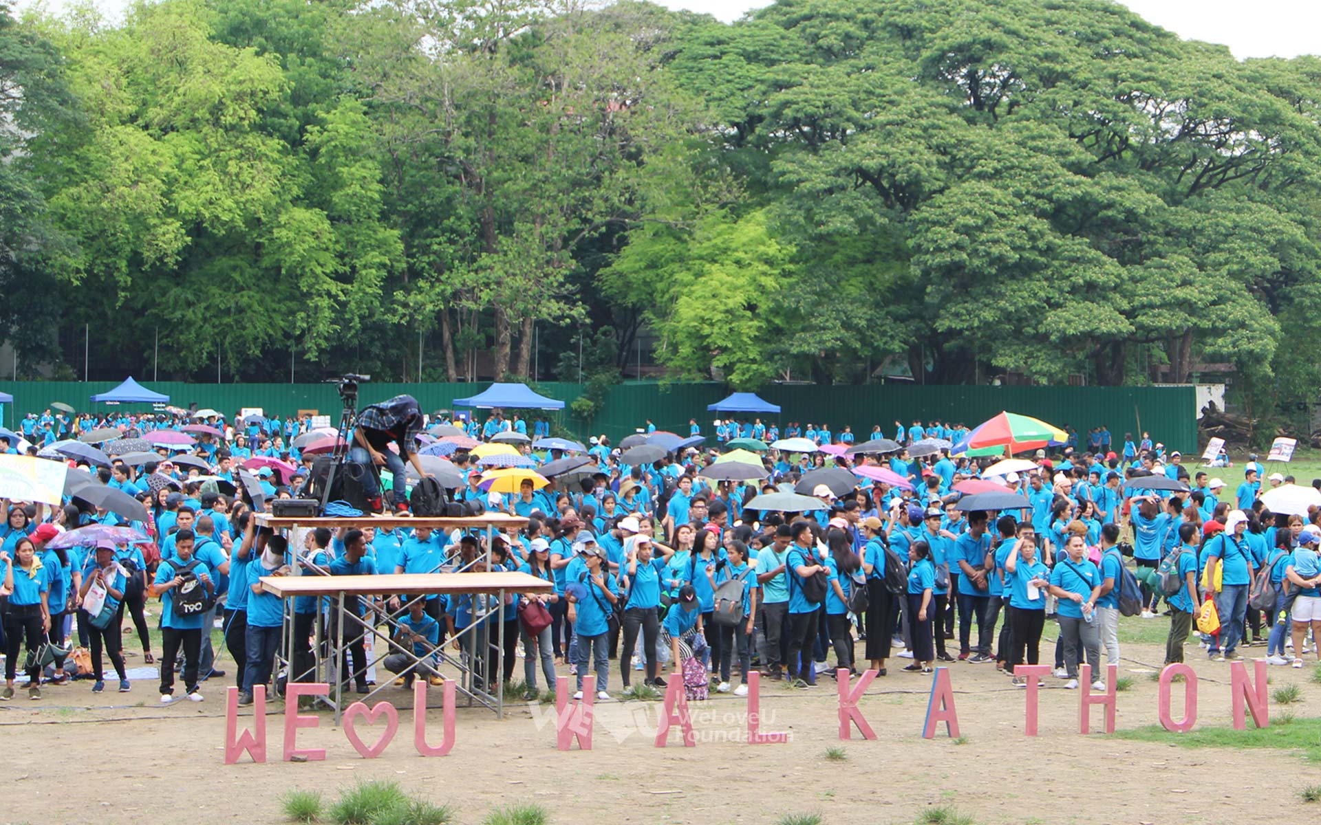 2019년 국제위러브유는 전 세계 릴레이 걷기대회를 개최해 대한민국에서 5월 6일 열렸고 5월 26일 필리핀에서 열렸고, 지구촌 가족을 돕기 위한 성금이 나무 심기, 이재민 구호, 교육 지원에 쓰일 예정이다.