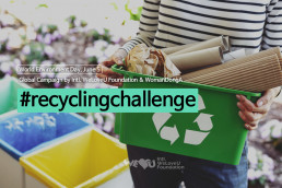 The Intl. WeLoveU Foundation established by Chairwoman Zahng Gil-jah carried out a global campaign titled “#Recycling Challenge” in cooperation with the Woman Donga Magazine from May 21 to June 15.