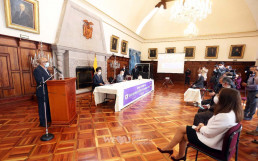 Chairwoman Zahng Gil-jah of the Intl. WeLoveU donated 20,000 face masks and 1,000 test kits to health centers and people vulnerable to COVID-19 infections in partnership with Ecuador’s Ministry of Foreign Affairs and Human Mobility and Ministry of Public Health.