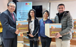 Chi viện thực phẩm cho 30 gia đình thuộc nhóm yếu thế  ở Santiago, Lo Prado, Chile