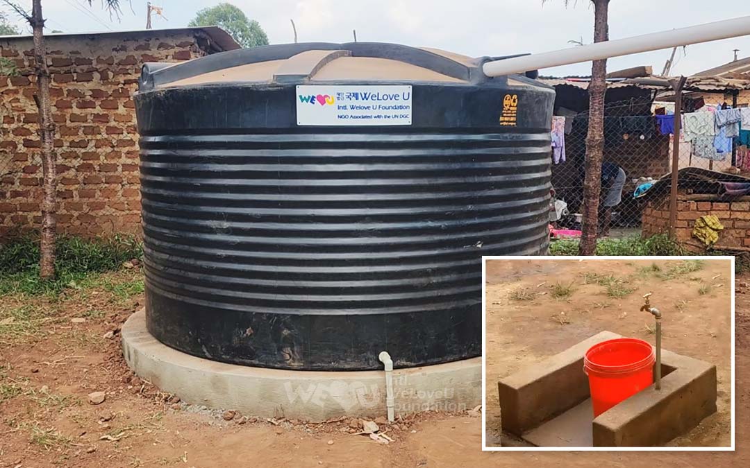 Chi viện thiết bị cung cấp nước cho Trường tiểu học Quốc gia ở Uganda